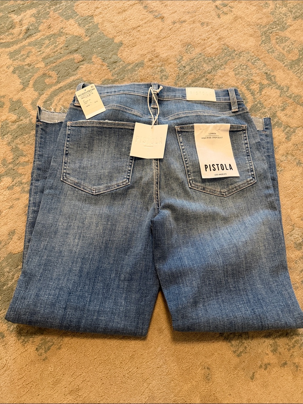 pistola Light Blue Back-Pocket Denim Jeans
